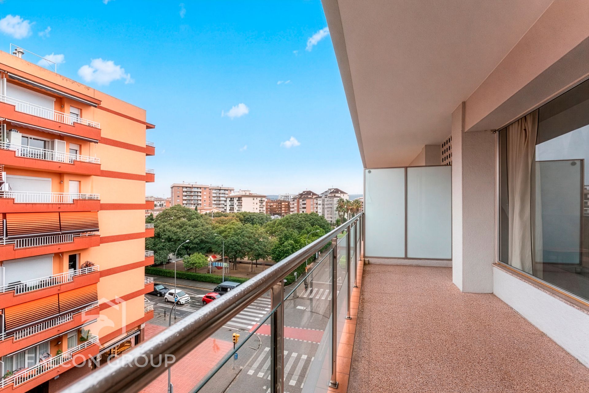 Balcony of Flat for sale in Vilanova i la Geltrú  with Parquet flooring, Furnished and Balcony