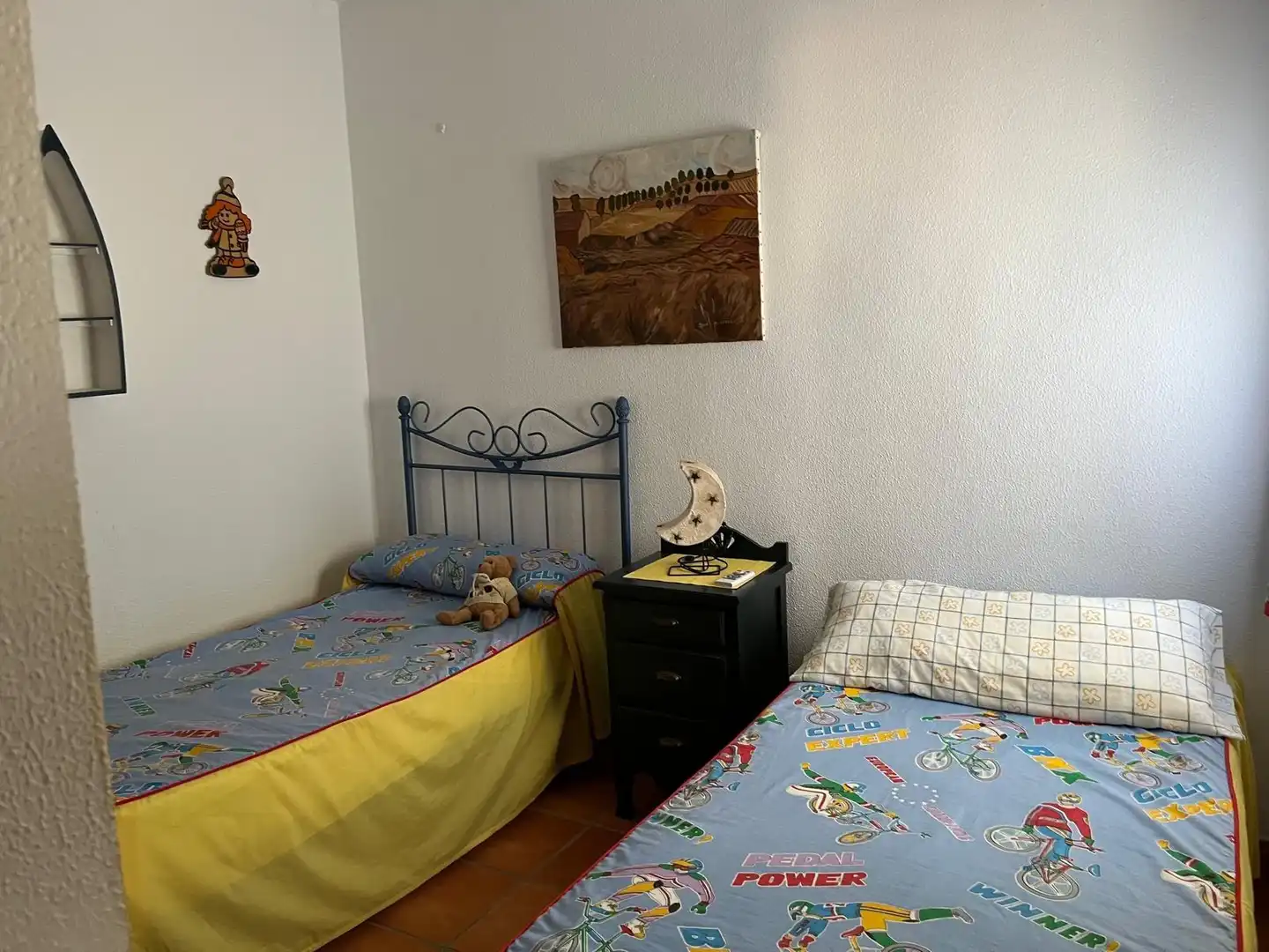Dormitori de Apartament en venda en Chiclana de la Frontera amb Jardí privat, Terrassa i Moblat