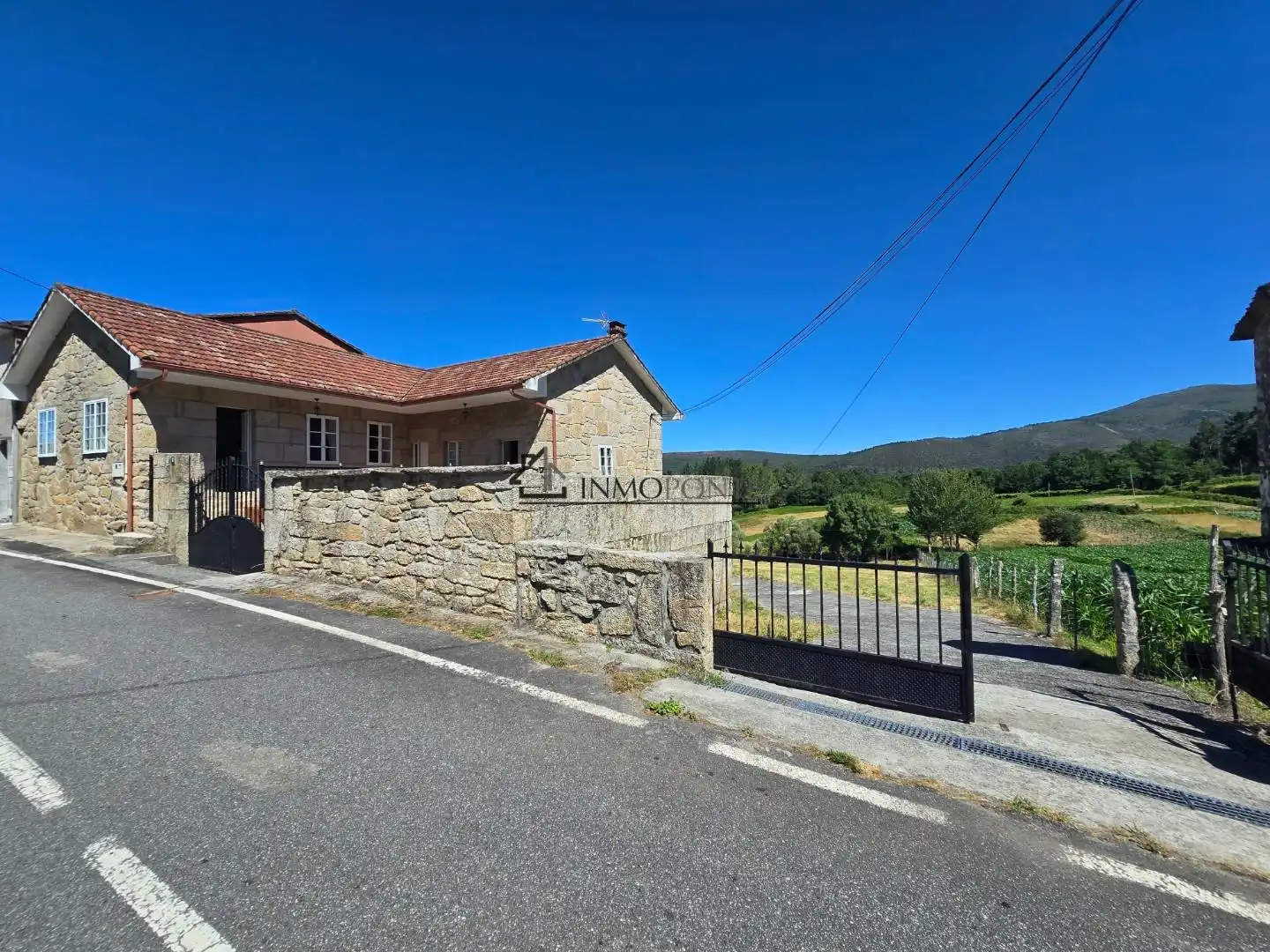 Vista exterior de Casa o chalet en venta en Campo Lameiro con Jardín privado, Terraza y Balcón