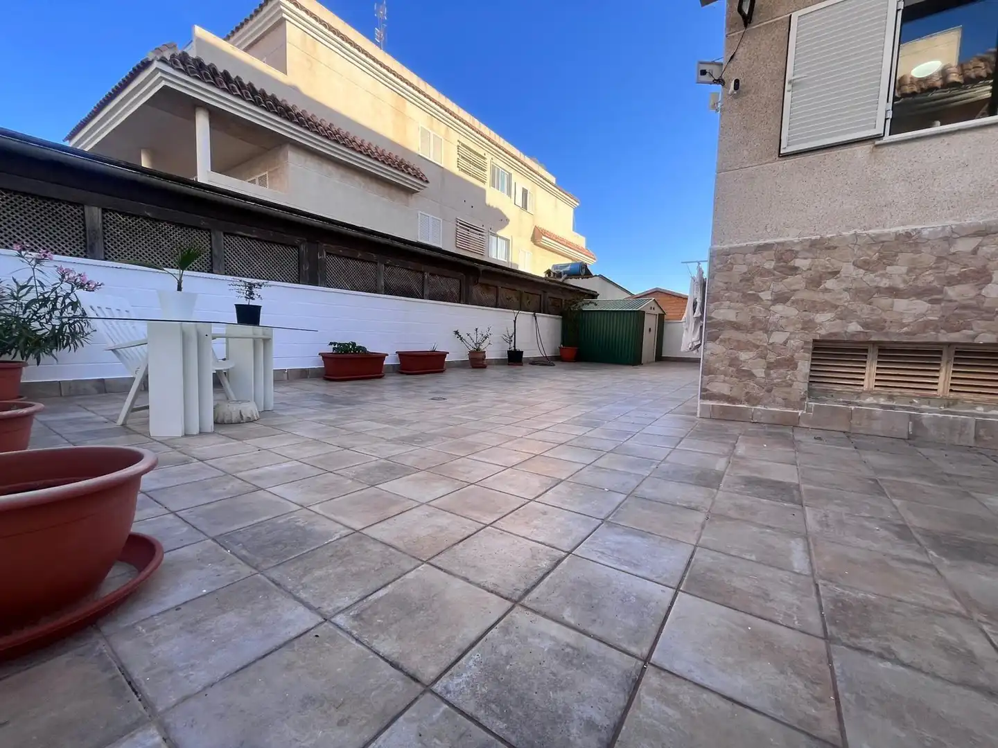 Terrasse von Erdgeschoss zum Verkauf in Águilas mit Klimaanlage, Heizung und Privatgarten