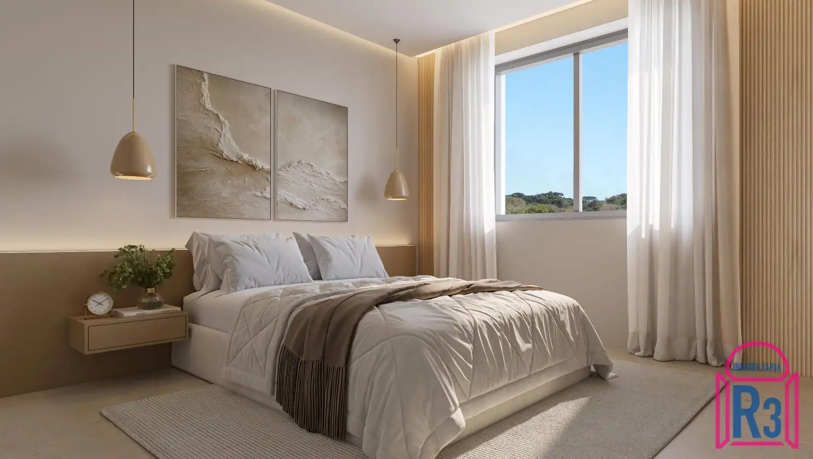 Schlafzimmer von Einfamilien-Reihenhaus zum Verkauf in León Capital  mit Heizung, Privatgarten und Terrasse