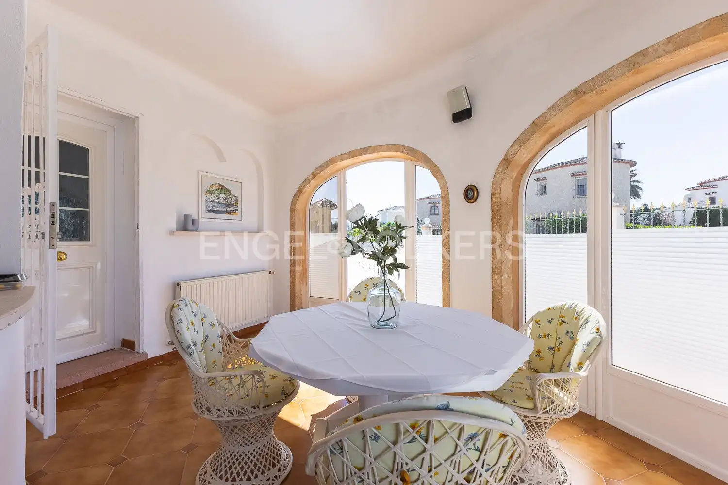Comedor de Finca rústica en venta en Els Poblets con Aire acondicionado, Calefacción y Jardín privado