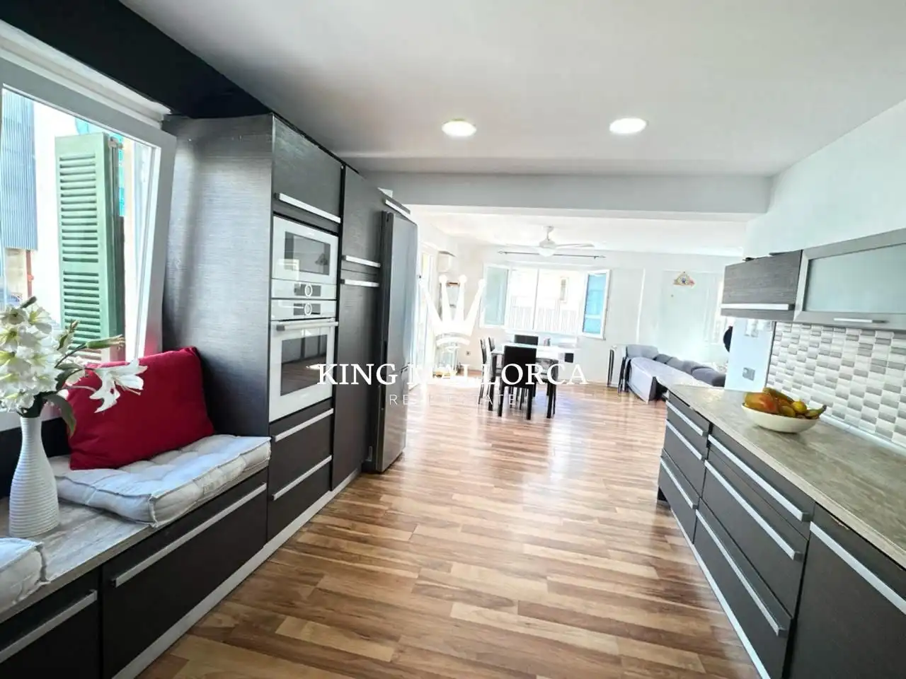 Cuina de Apartament en venda en  Palma de Mallorca amb Aire condicionat, Calefacció i Terrassa