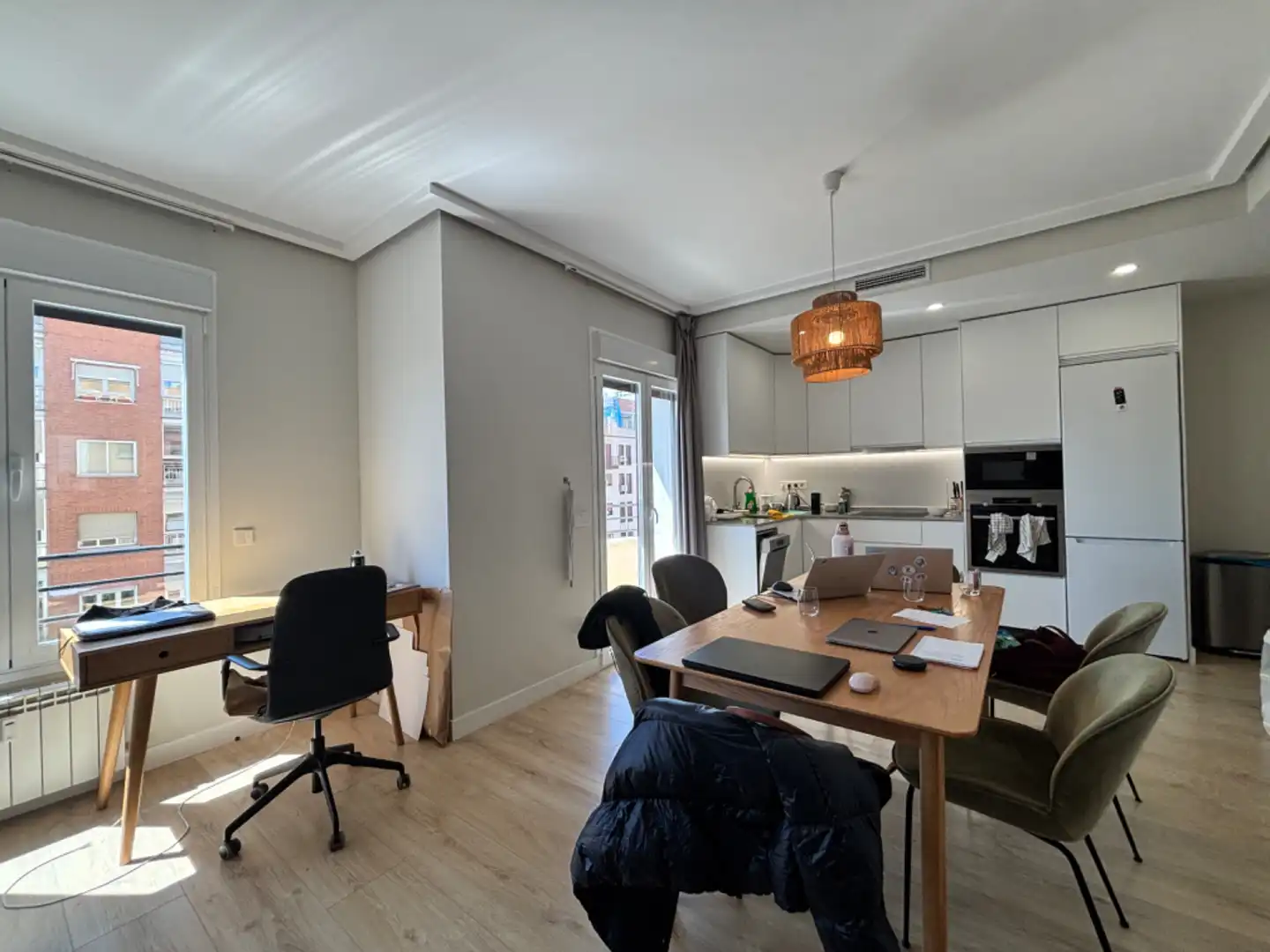 Esszimmer von Wohnung zur Miete in Madrid mit Klimaanlage, Heizung und Möbliert