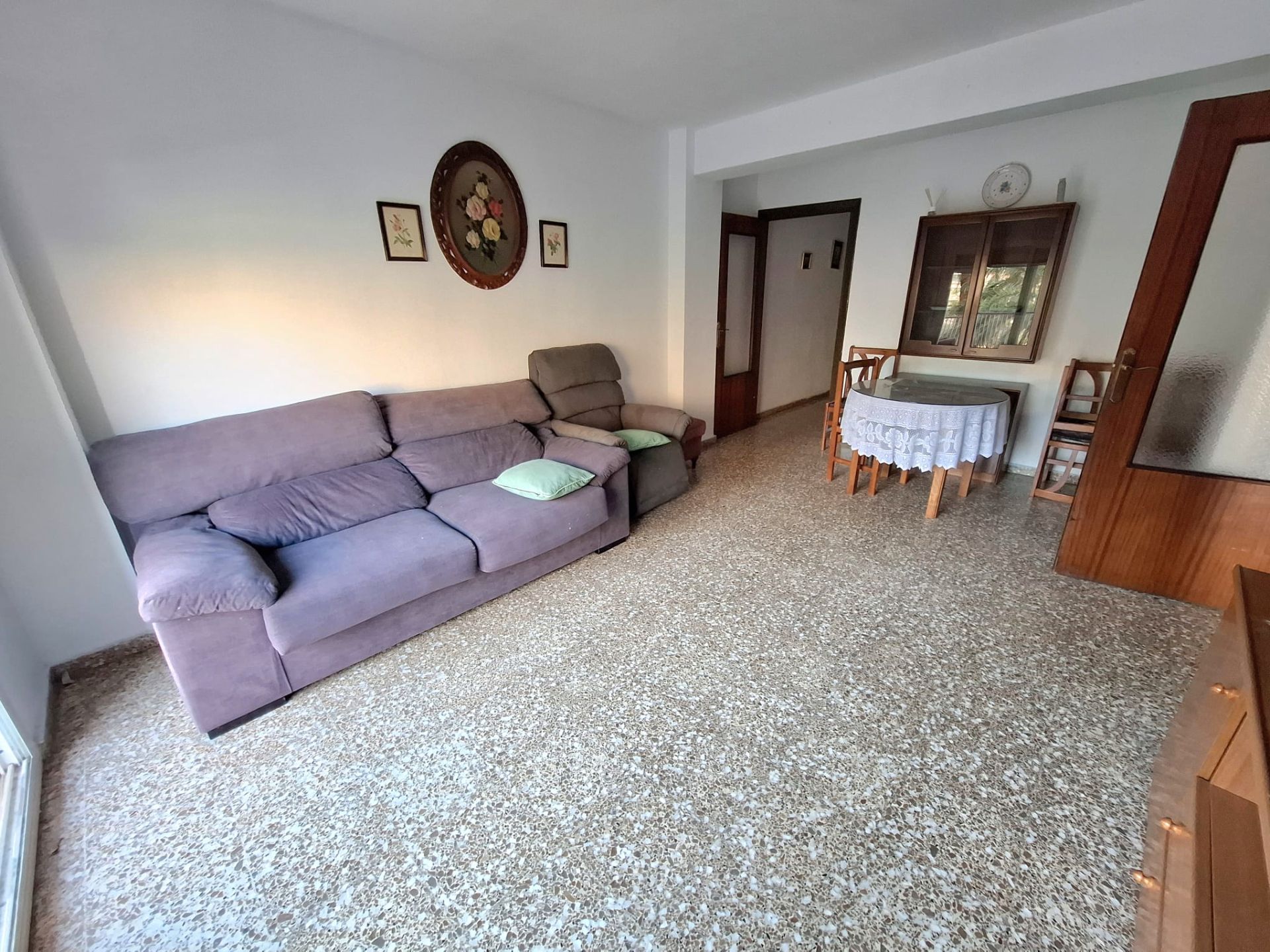 Living room of Flat for sale in  Valencia Capital  with Balcony