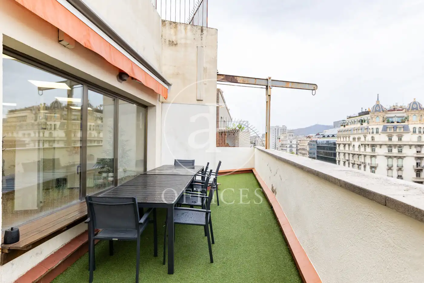 Terrasse von Büro zur Miete in Barcelona