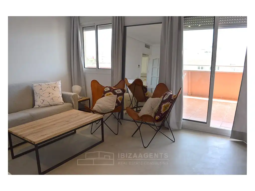 Living room of Apartments for rent in Eivissa  with Air Conditioner, Terrace and Washing machine