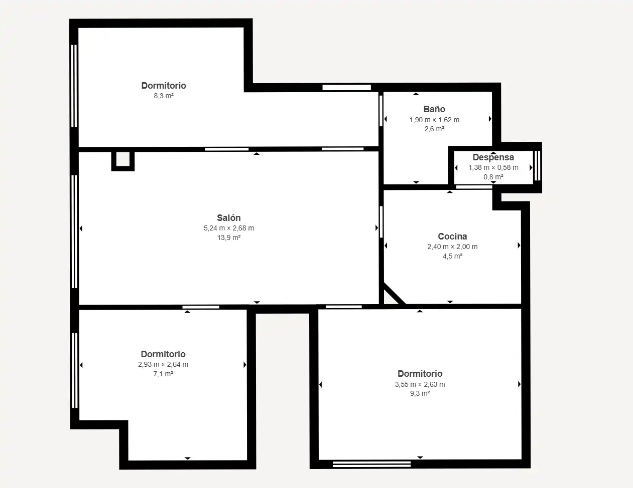 Flat for sale in Alicante / Alacant  with Air Conditioner