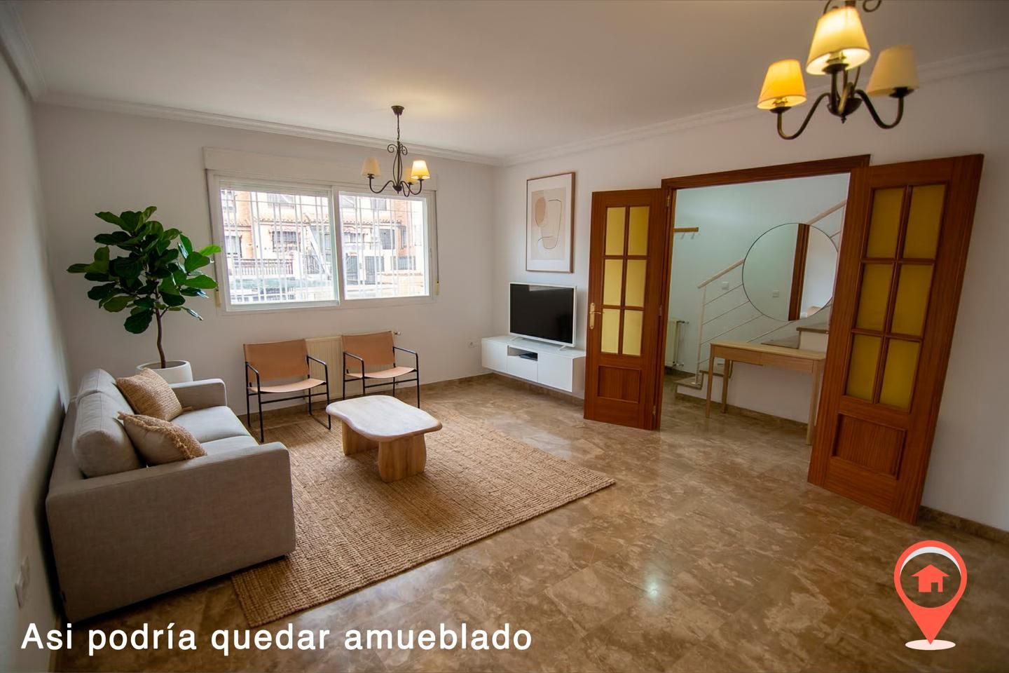 Sala d'estar de Casa o xalet en venda en Cuenca Capital amb Calefacció i Terrassa