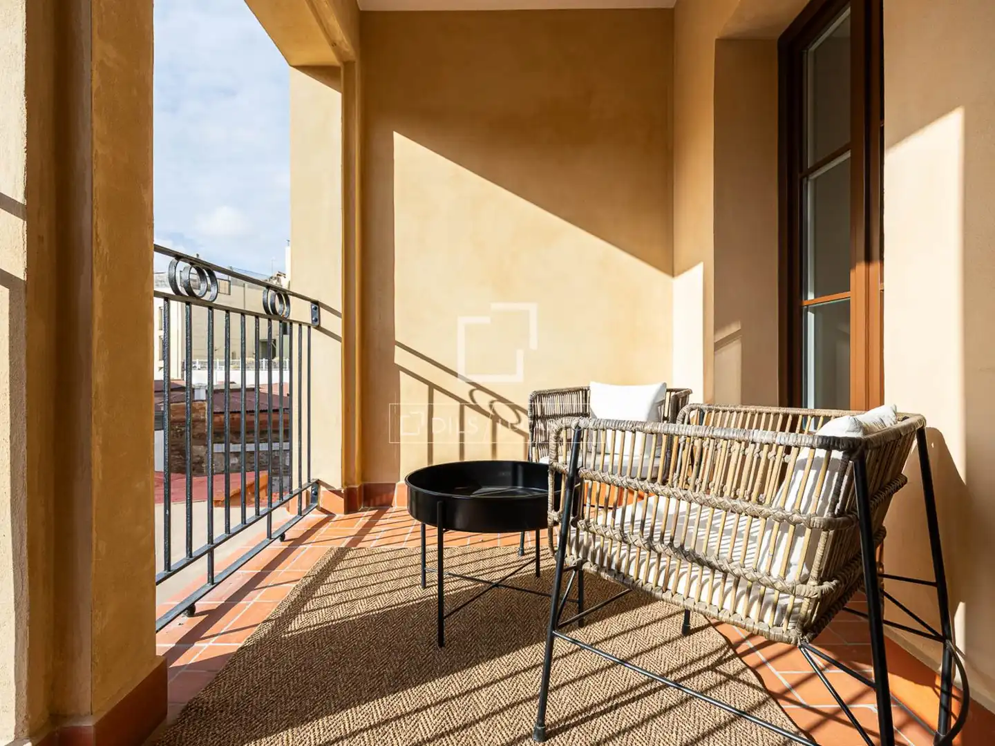 Balcony of Flat for sale in Barcelona  with Air Conditioner, Terrace and Swimming Pool