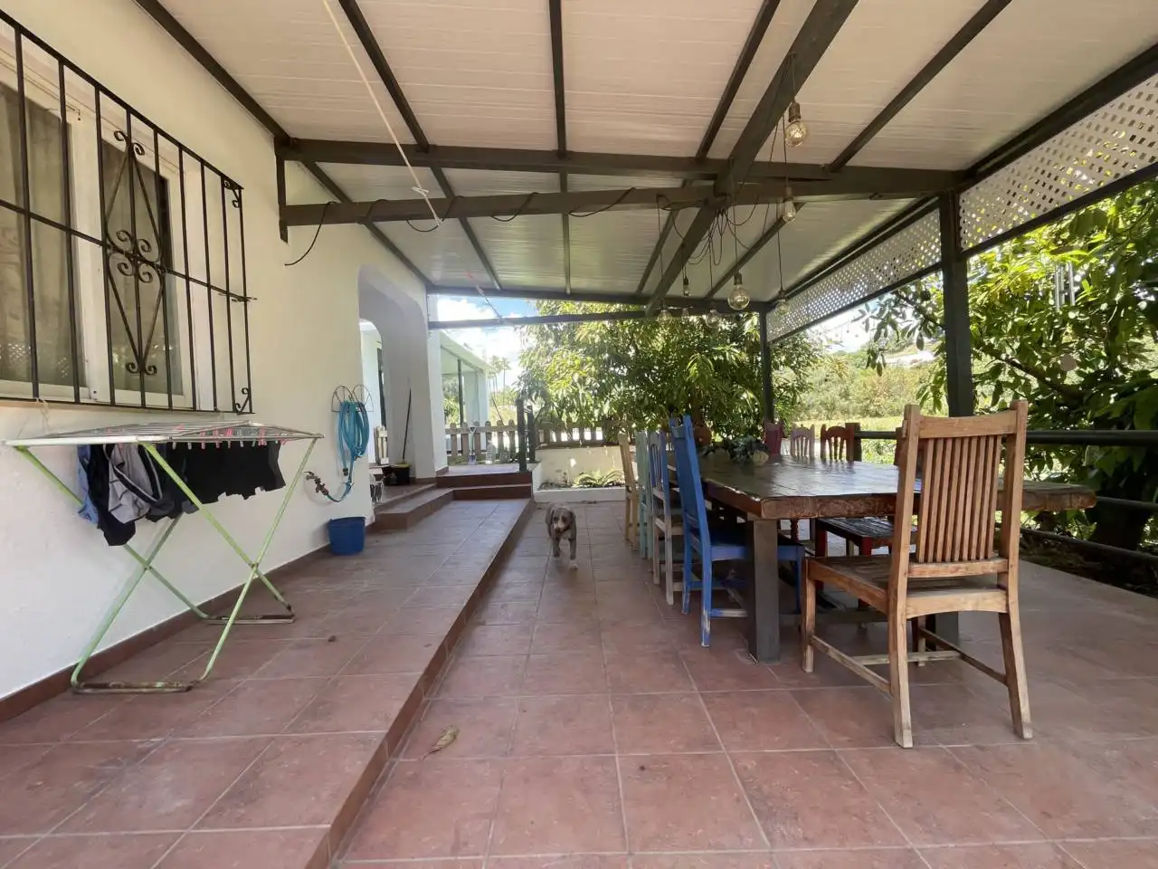 Terrassa de Finca rústica en venda en Estepona amb Aire condicionat, Calefacció i Jardí privat
