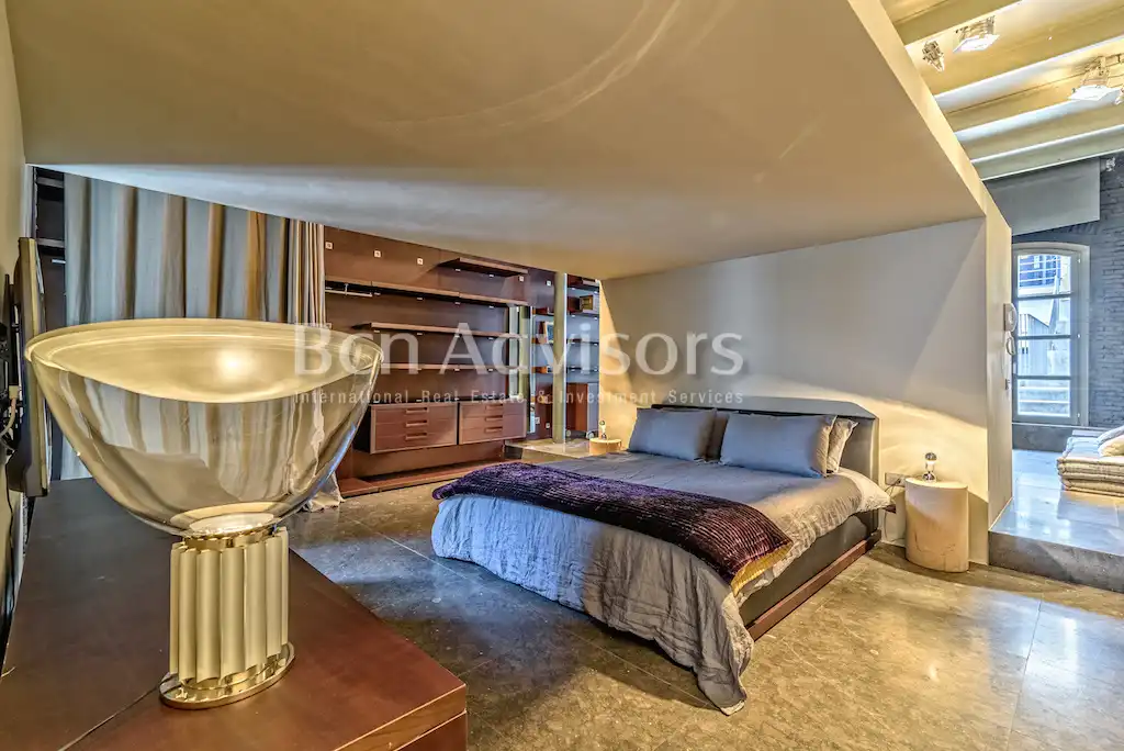 Habitación de Ático de alquiler en Barcelona con Aire acondicionado, Calefacción y Terraza
