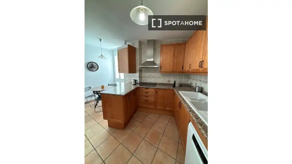 Kitchen of Apartments for share in Madrid  with Air Conditioner, Heating and Terrace