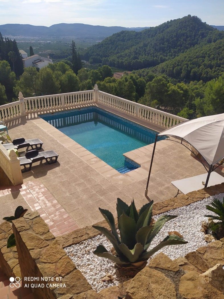 Swimming pool of House or chalet for sale in Real de Gandia  with Air Conditioner, Storage room and Swimming Pool