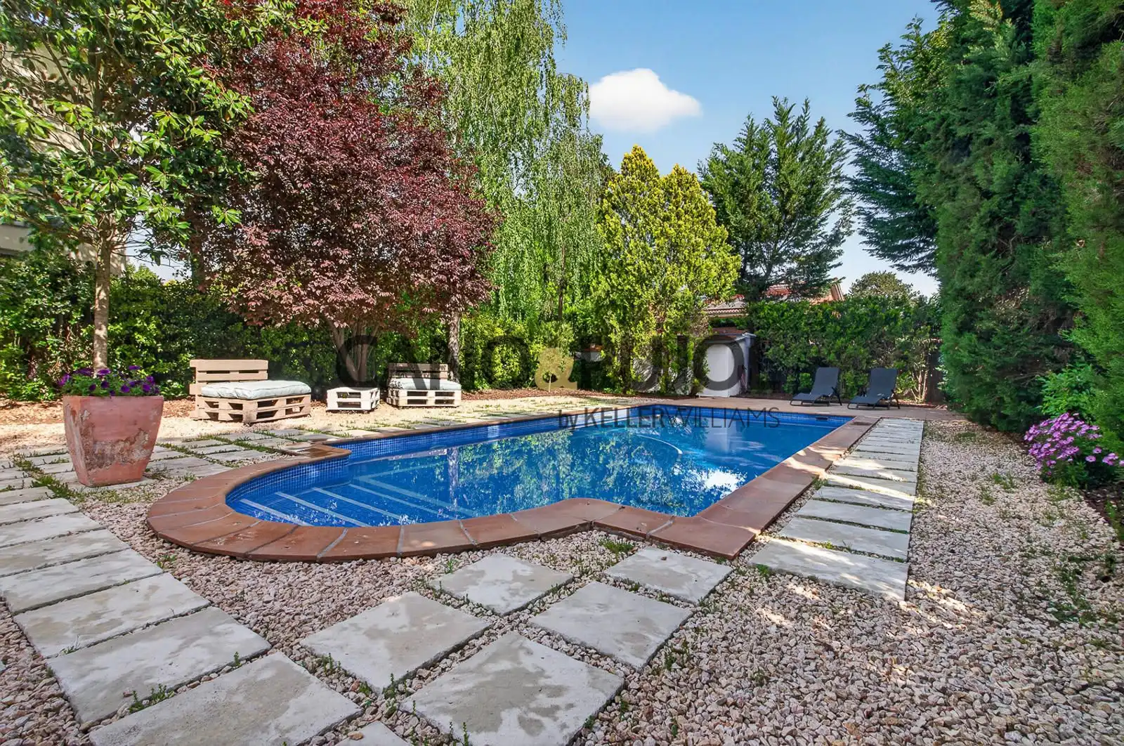 Piscina de Casa o xalet en venda en Sant Cugat del Vallès amb Aire condicionat, Calefacció i Terrassa
