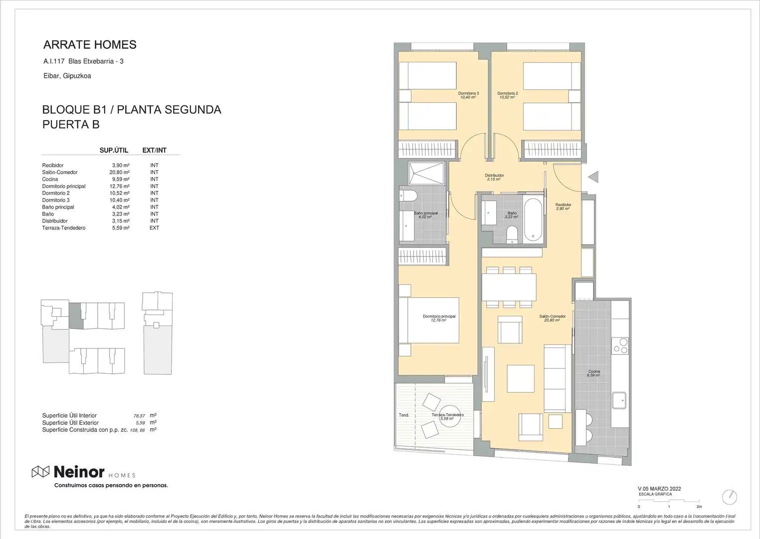Piso en venta en Calle Blas de Etxebarria, Eibar