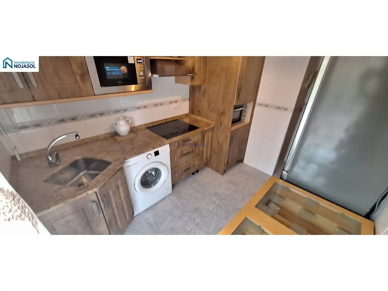 Cuina de Apartament de lloguer en Arnuero amb Calefacció, Terrassa i Moblat