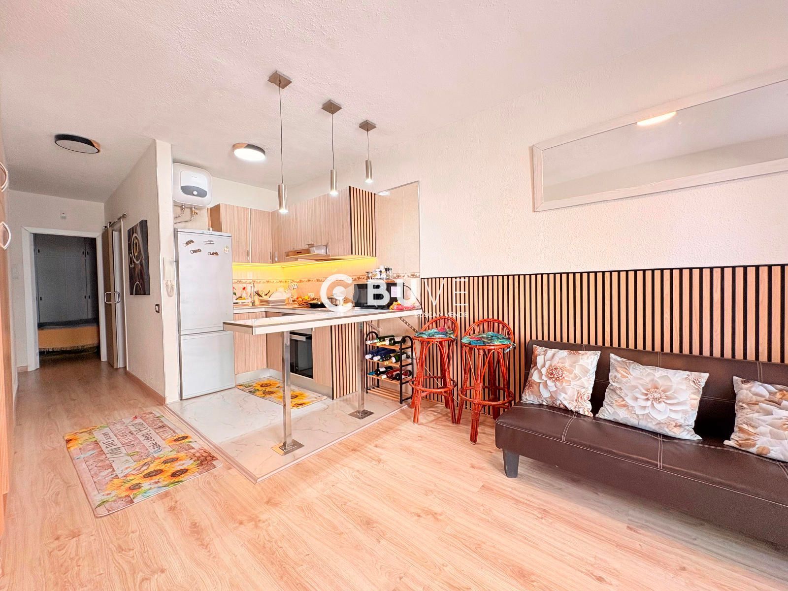 Kitchen of Flat for sale in Granadilla de Abona  with Terrace, Furnished and Alarm