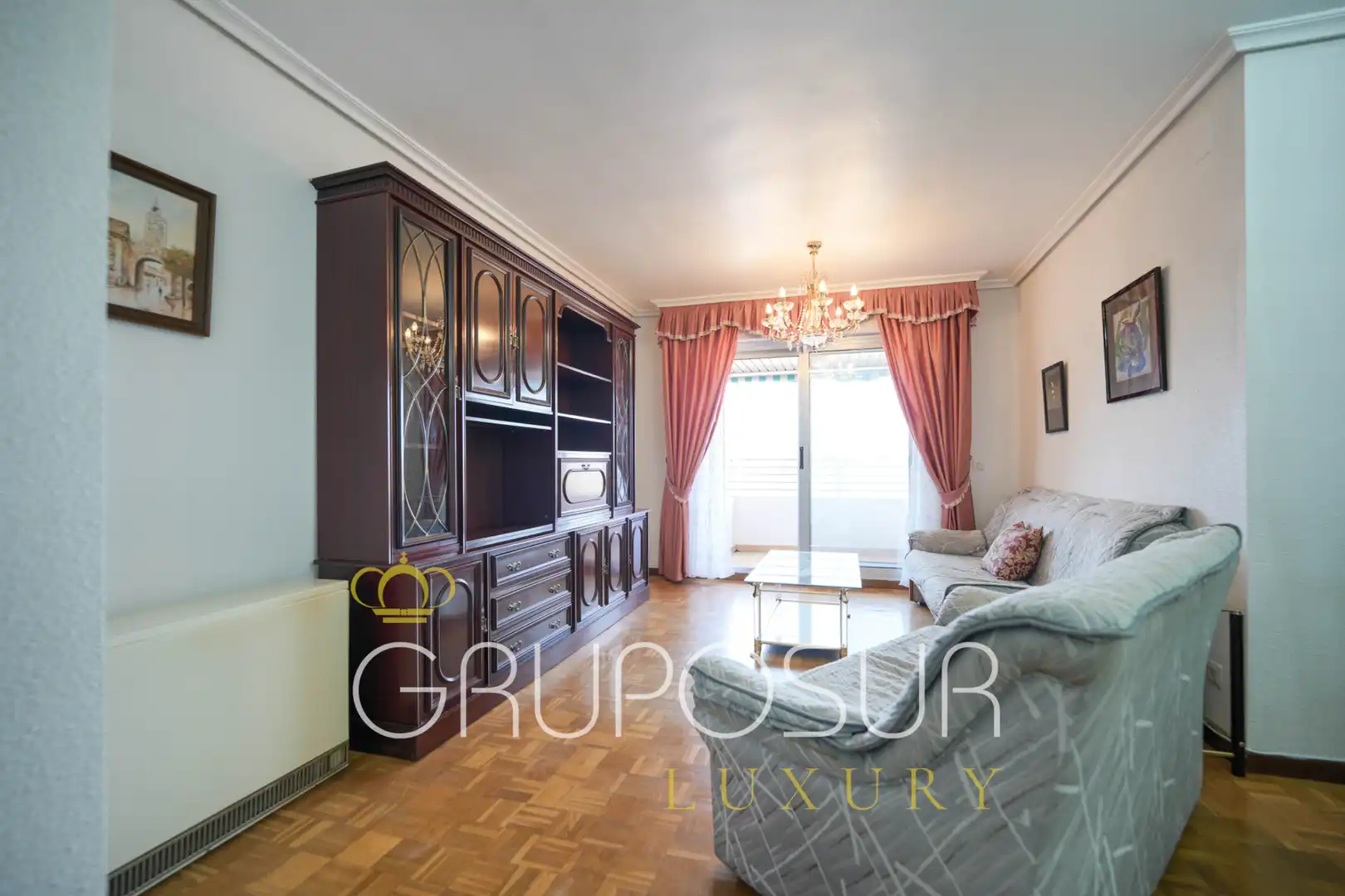 Wohnzimmer von Wohnung zum Verkauf in Valladolid mit Heizung, Privatgarten und Parkett