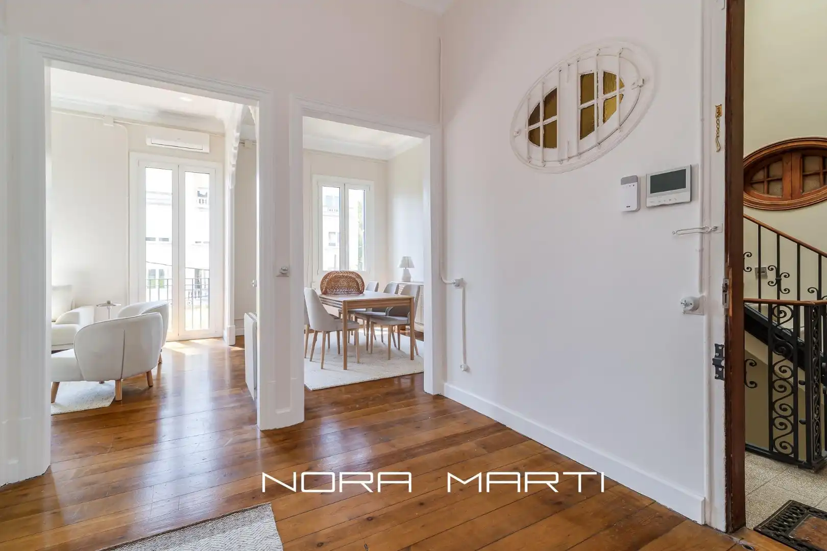Wohnung zur Miete in Barcelona mit Klimaanlage, Heizung und Privatgarten