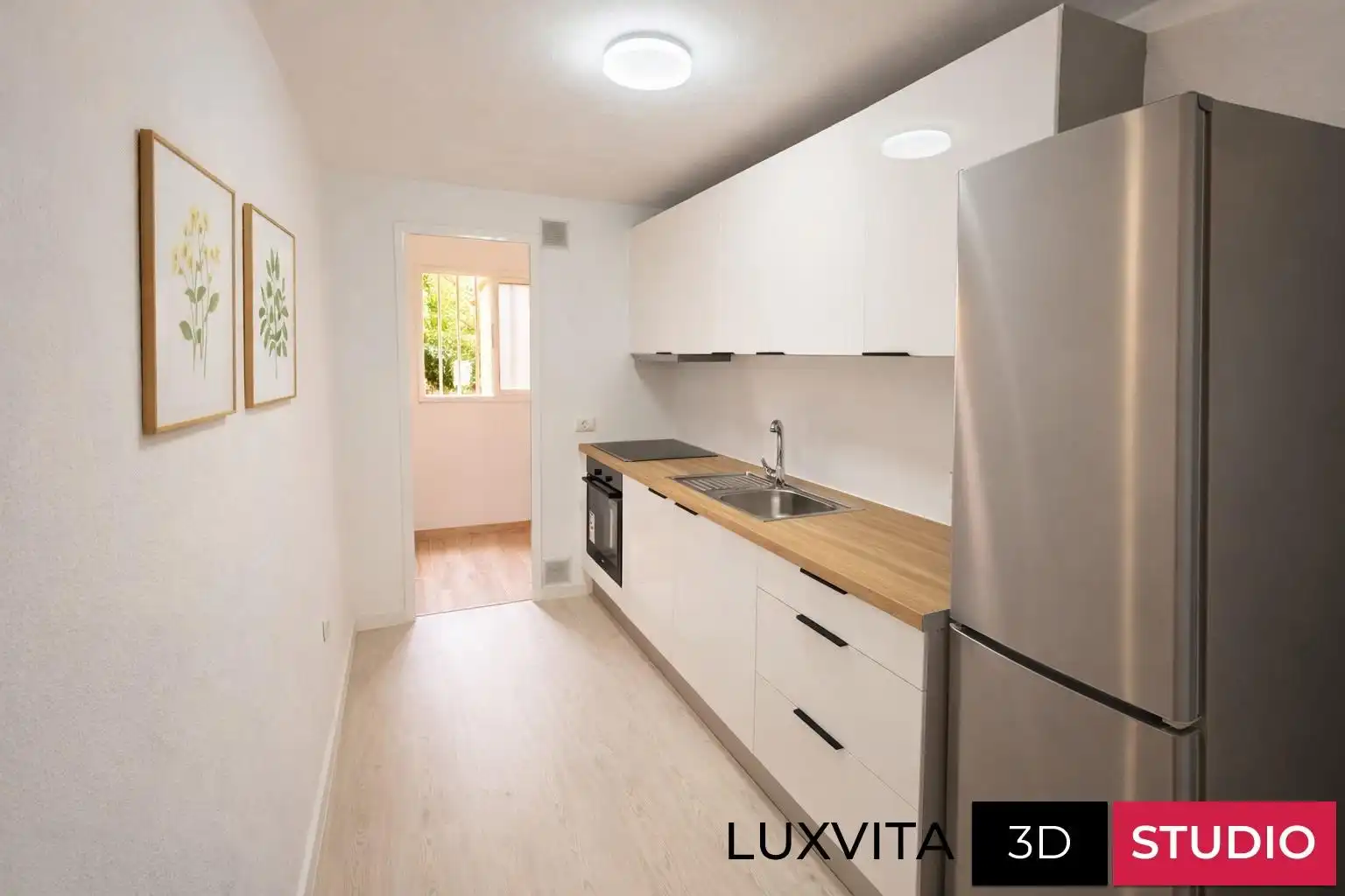 Küche von Wohnungen zum Verkauf in Arona mit Privatgarten, Terrasse und Alarm