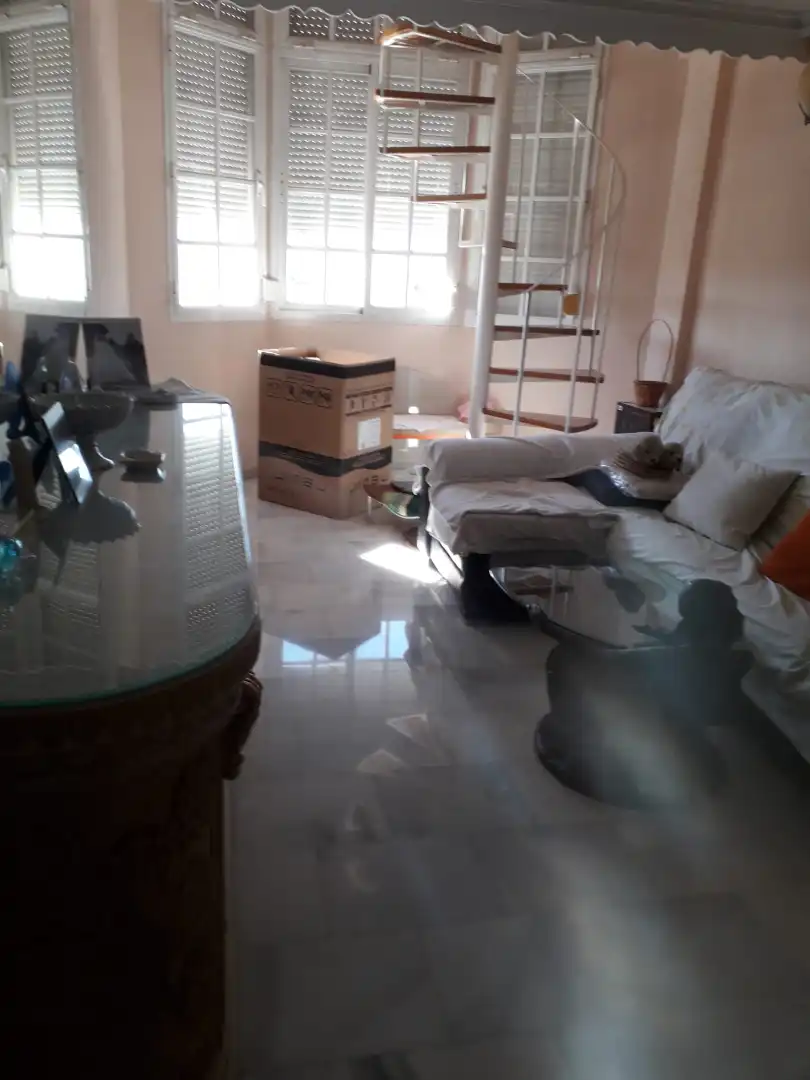 Living room of Flat for rent in Málaga  with Furnished