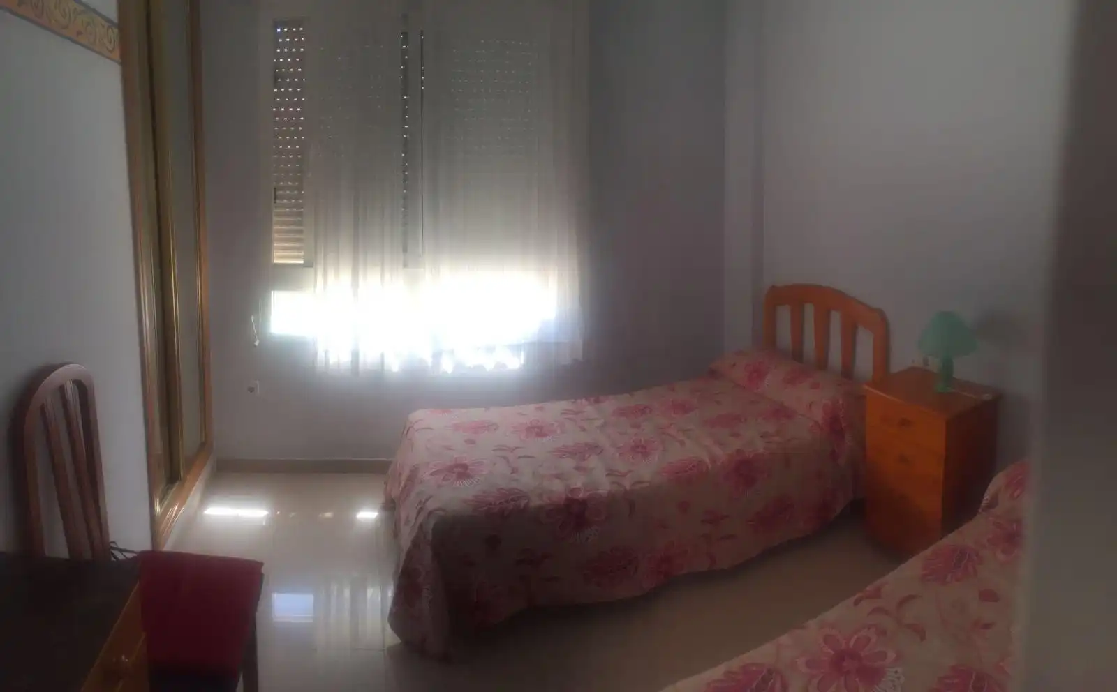 Schlafzimmer von Dachboden zur Miete in La Manga del Mar Menor mit Klimaanlage, Heizung und Terrasse