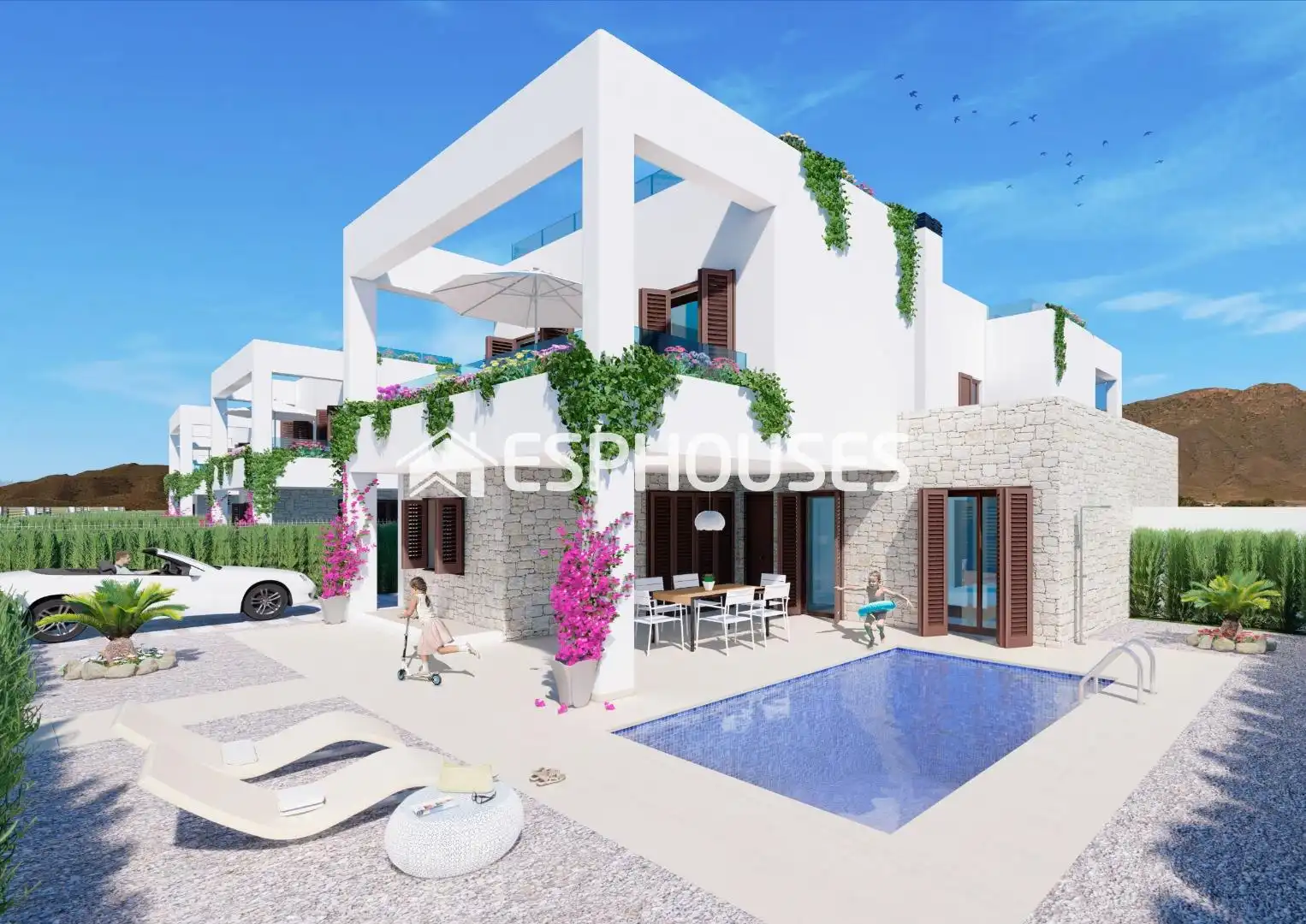 Maison mitoyenne avec terrasse à vendre à San Juan de los Terreros, imagen 9