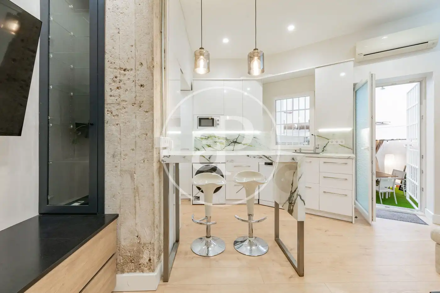 Cocina de Piso en venta en Madrid con Aire acondicionado, Calefacción y Jardín privado