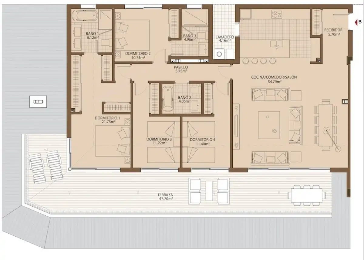 Penthouse mit Pool zum Verkauf in Torreblanca del Sol, imagen 22