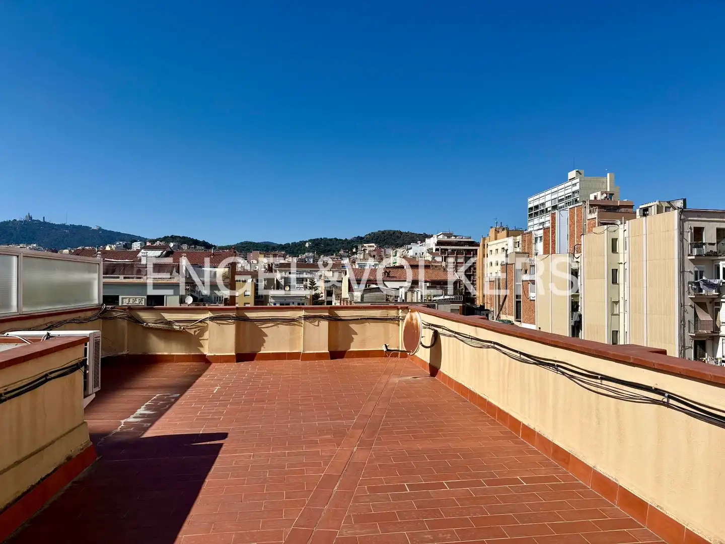 Terrace of Flat for rent in Barcelona  with Air Conditioner, Heating and Parquet flooring