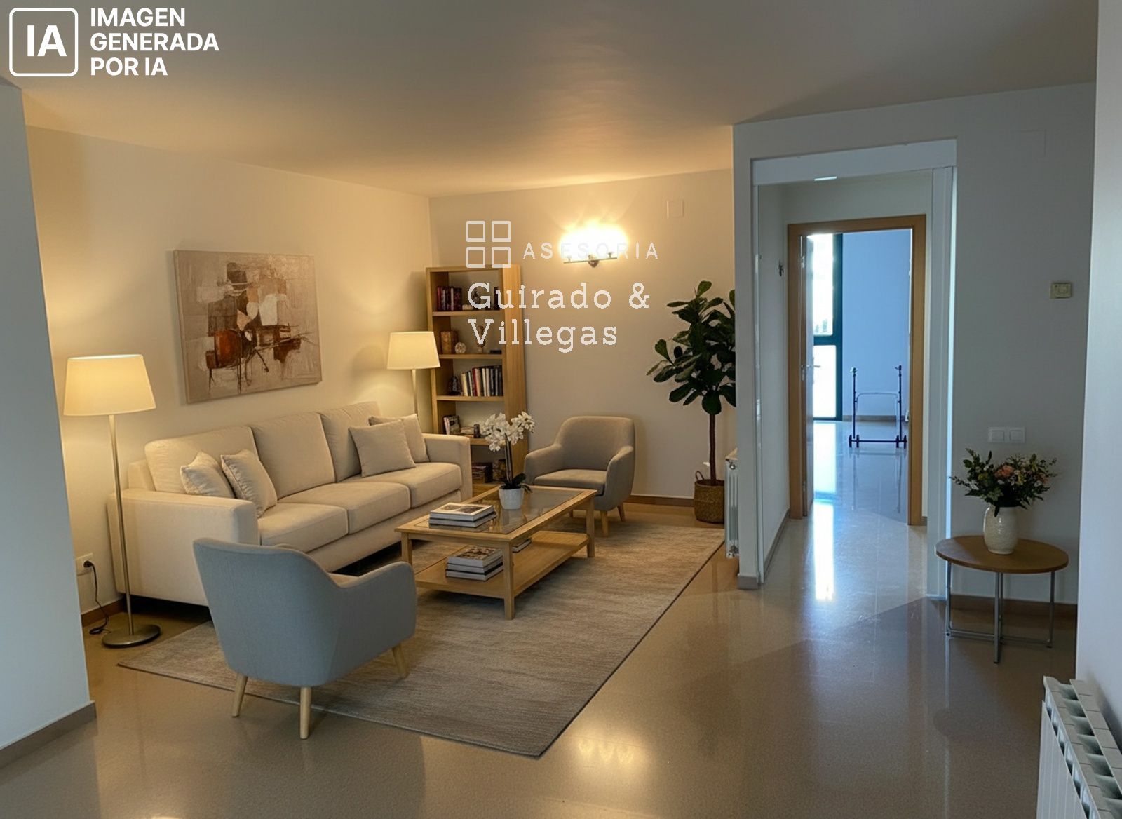 Sala d'estar de Pis en venda en Badalona amb Calefacció, Terrassa i Piscina