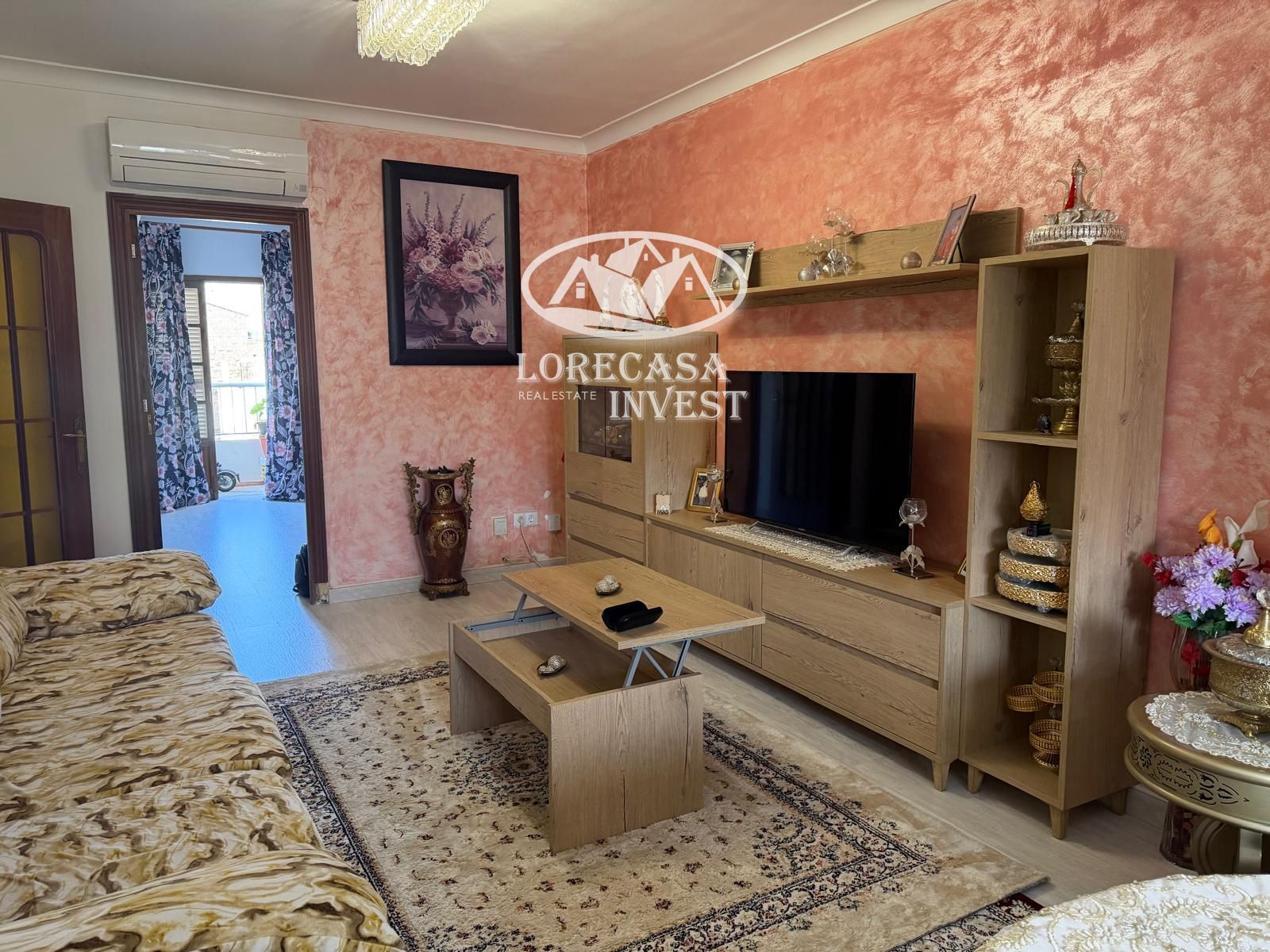 Living room of Flat for sale in  Palma de Mallorca  with Air Conditioner, Heating and Terrace