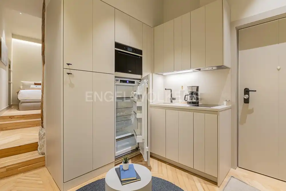 Cocina de Piso de alquiler en Madrid con Aire acondicionado, Calefacción y Amueblado