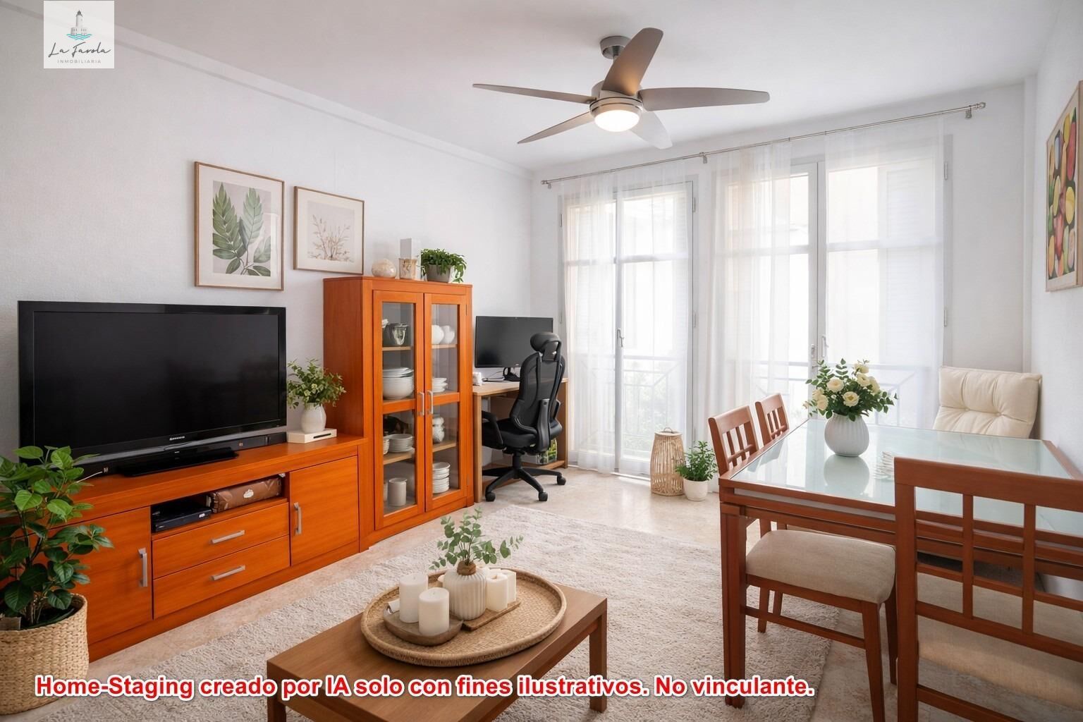 Living room of Flat for sale in Málaga Capital  with Air Conditioner and Storage room