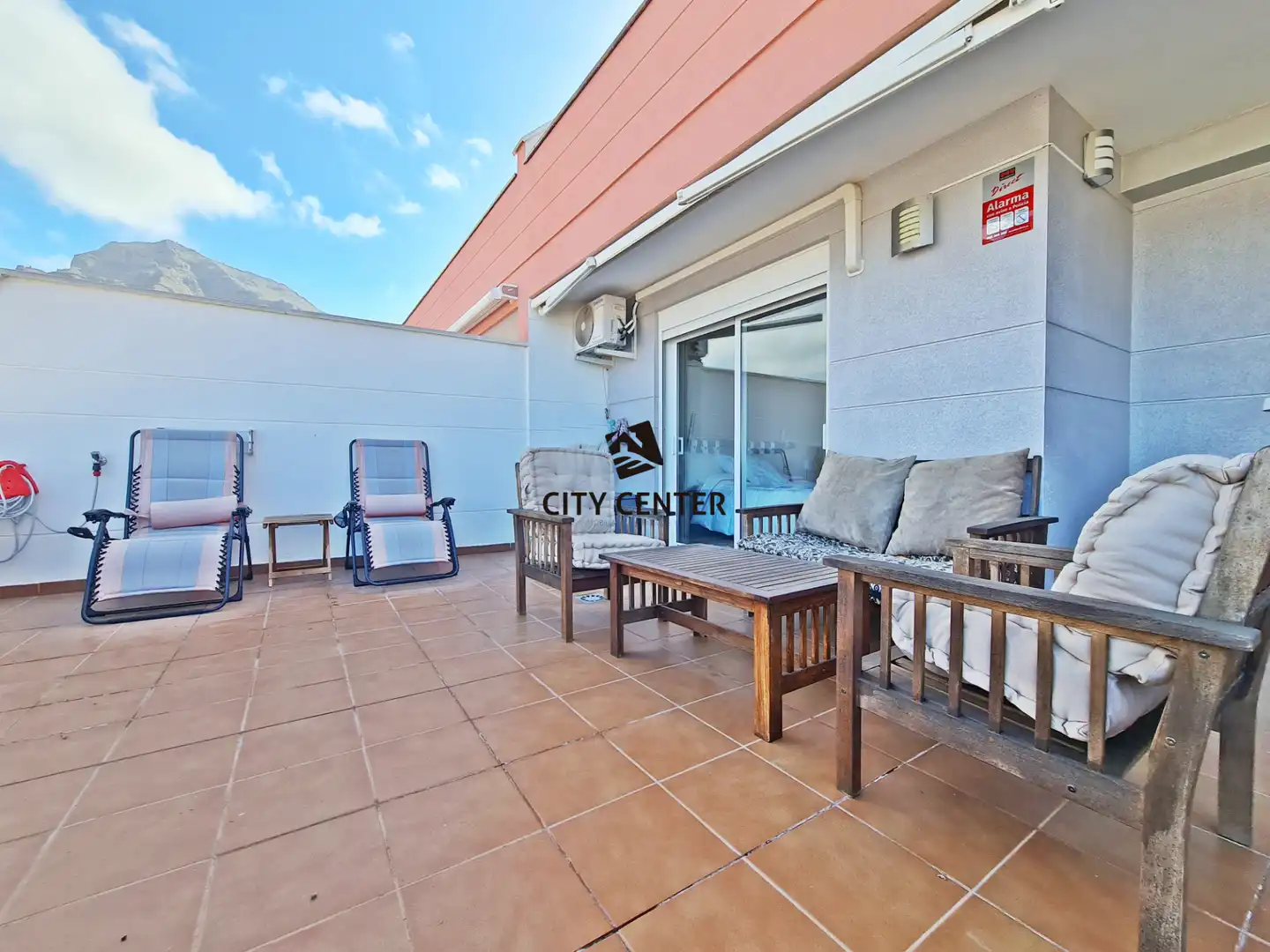Terrasse von Wohnung zur Miete in Adeje mit Klimaanlage, Terrasse und Möbliert