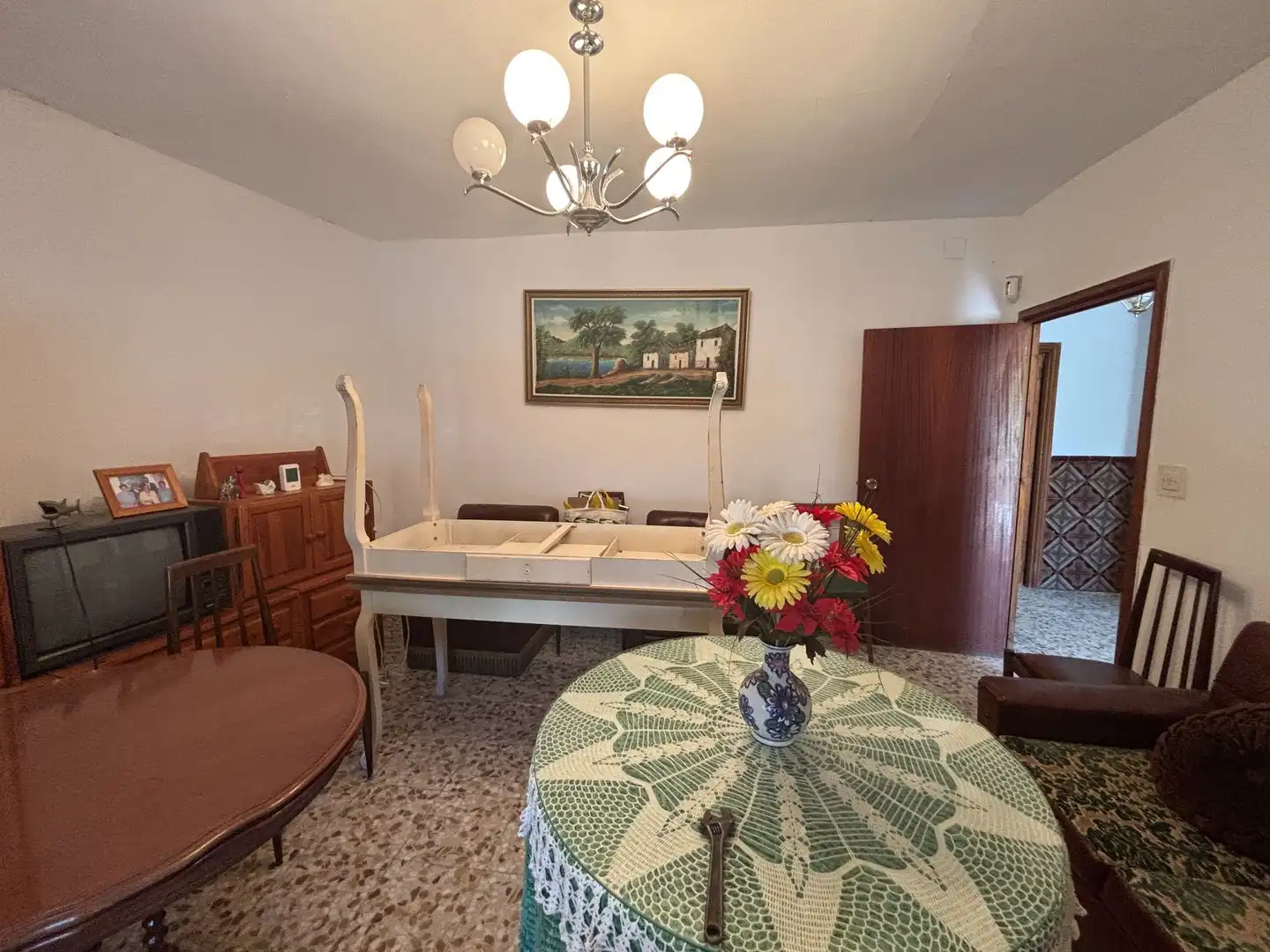Menjador de Casa o xalet en venda en Navahermosa amb Calefacció i Jardí privat