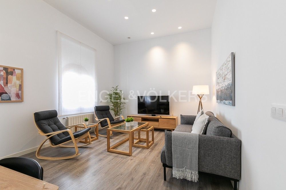 Living room of Apartment to rent in  Valencia Capital  with Air Conditioner, Heating and Storage room