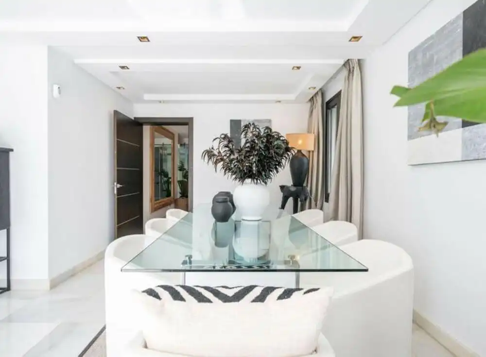 Dining room of Houses for rent in Marbella  with Air Conditioner, Private garden and Terrace