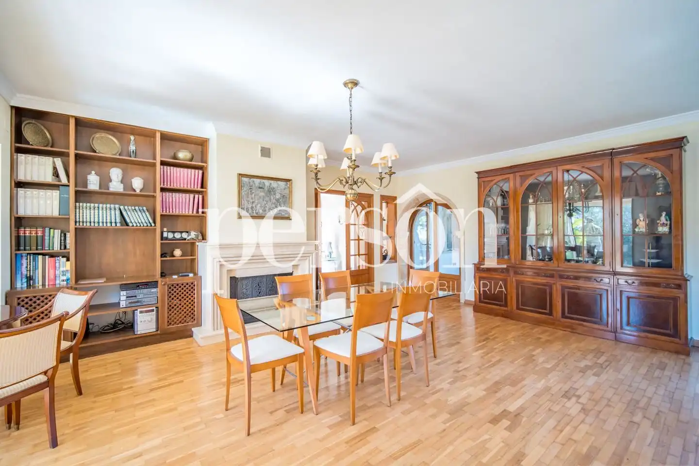 Dining room of Houses for sale in Jávea / Xàbia  with Air Conditioner, Heating and Private garden