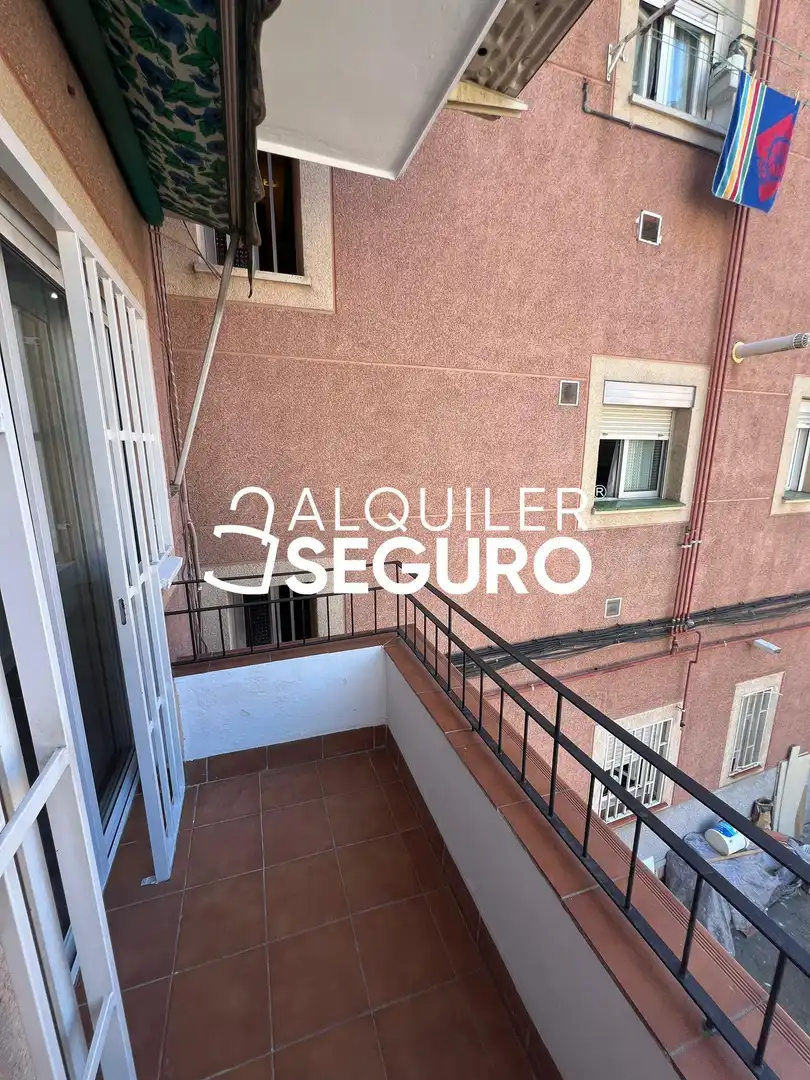 Balcony of Flat for rent in Madrid  with Air Conditioner, Heating and Terrace
