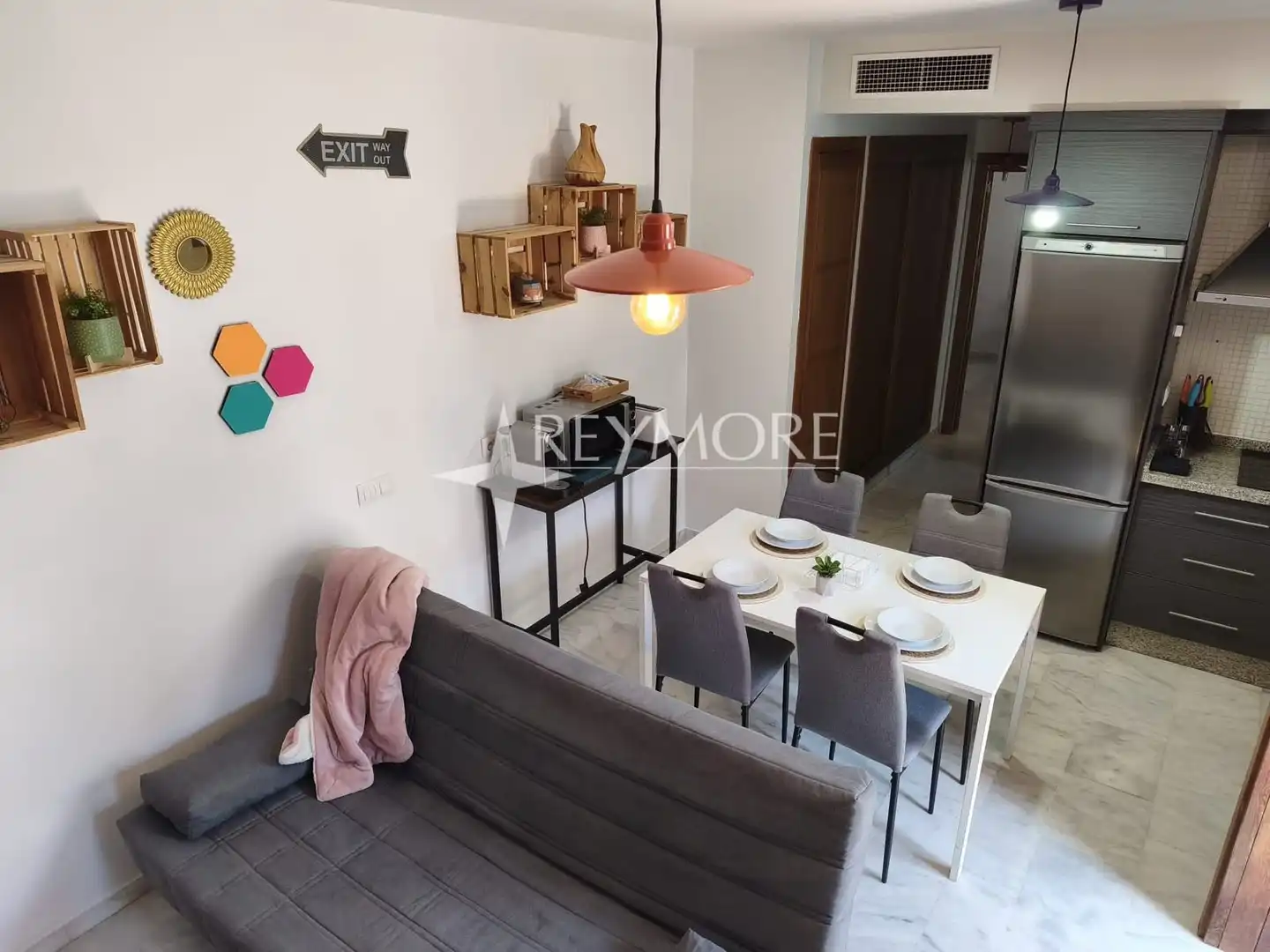 Sala d'estar de Dúplex de lloguer en Córdoba amb Aire condicionat, Calefacció i Moblat
