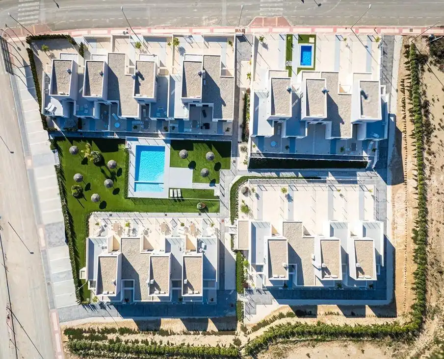 Vista exterior de Casa adosada en venta en Murcia con Aire acondicionado, Calefacción y Jardín privado
