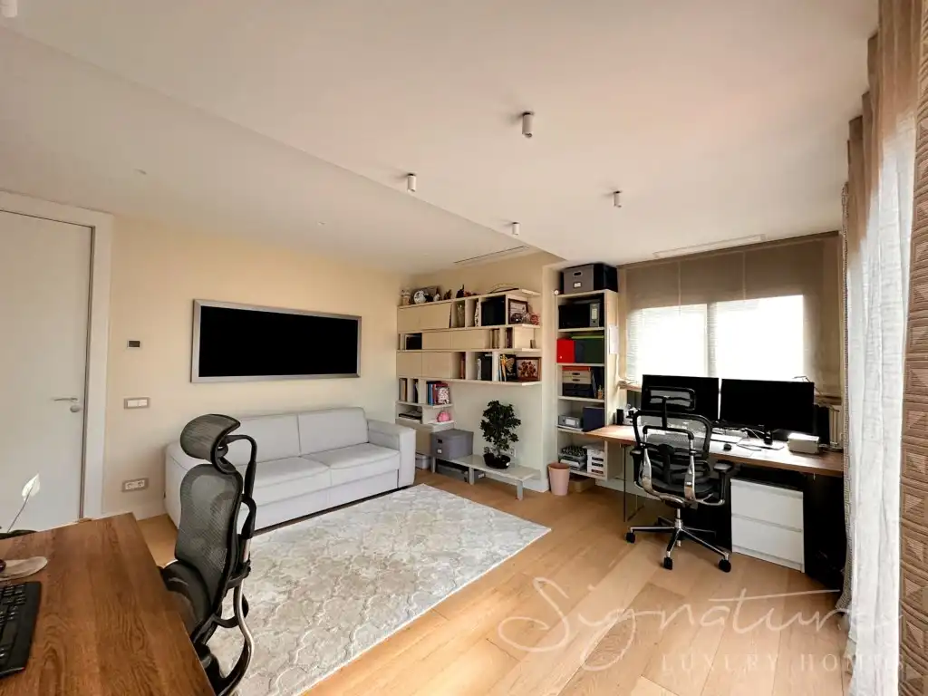 Sala de estar de Casa o chalet de alquiler en Sant Cugat del Vallès con Aire acondicionado, Calefacción y Jardín privado