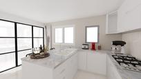 Kitchen of Flat for sale in Girona Capital  with Air Conditioner and Balcony