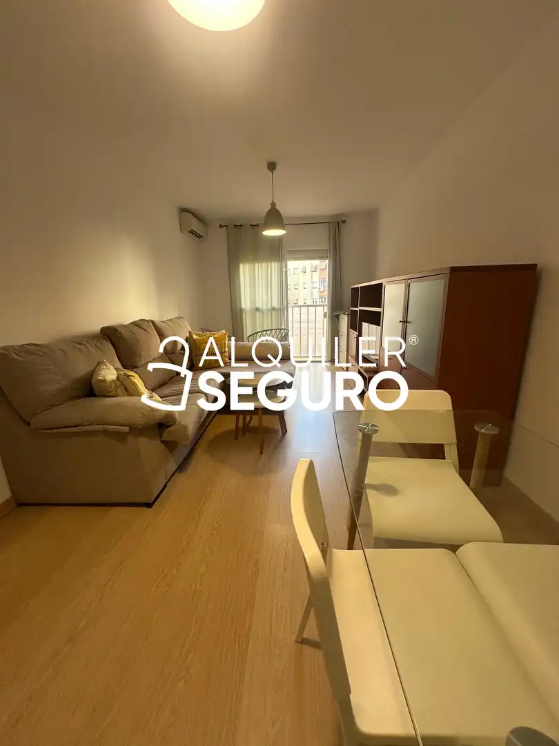Schlafzimmer von Wohnung zur Miete in Málaga mit Klimaanlage und Möbliert