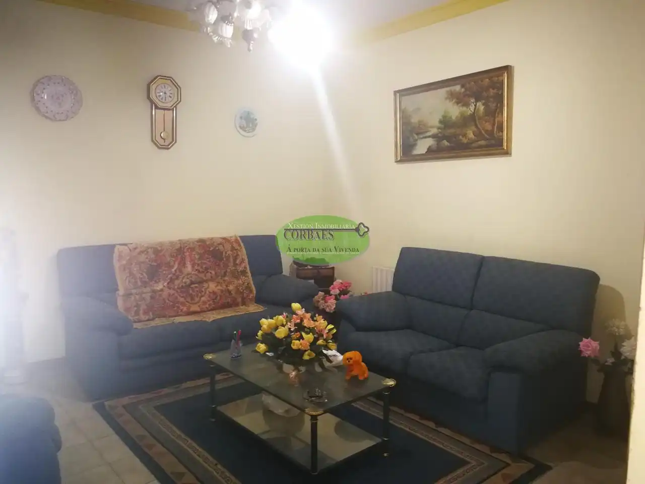 Living room of Houses for sale in Ourense Capital   with Heating, Private garden and Terrace