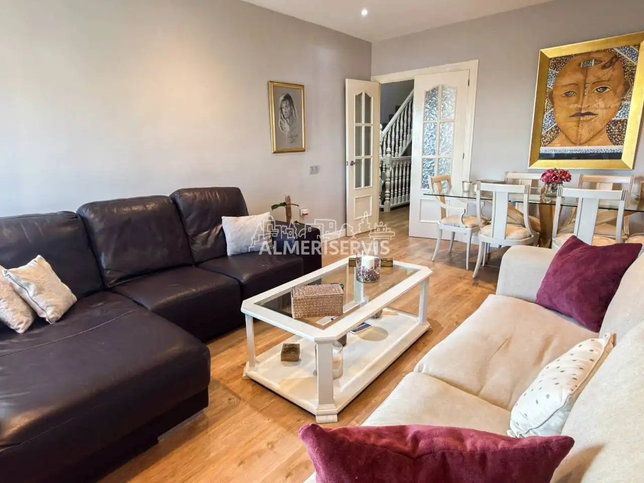 Sala de estar de Dúplex en venta en Aguadulce