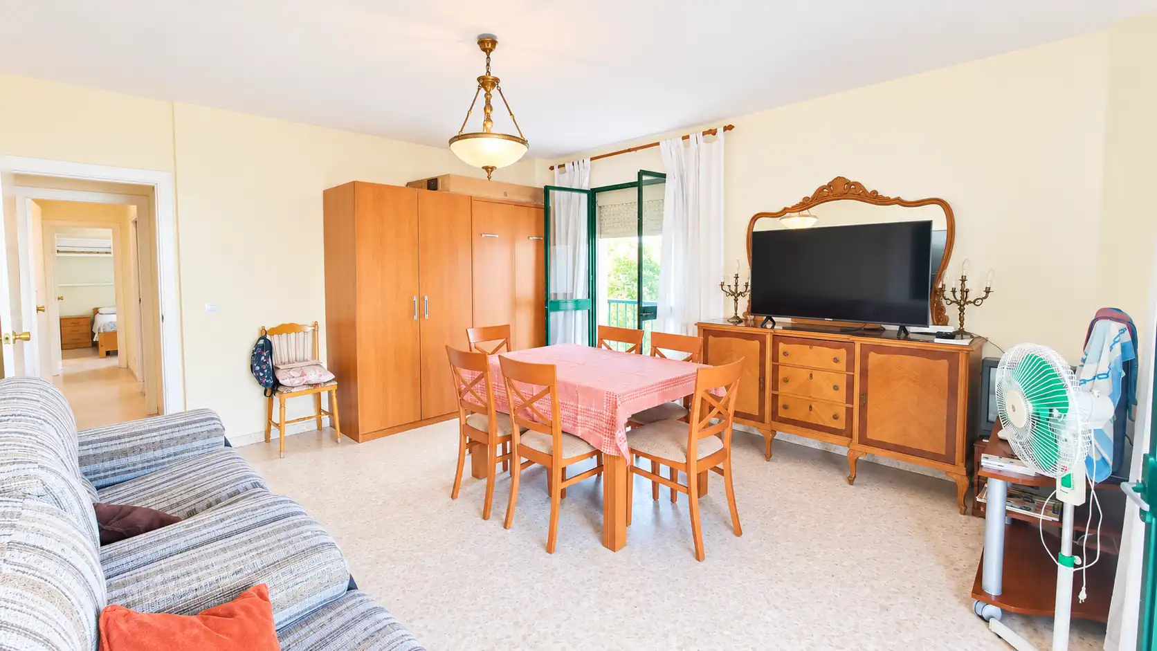 Sala de estar de Piso en venta en Chipiona con Amueblado