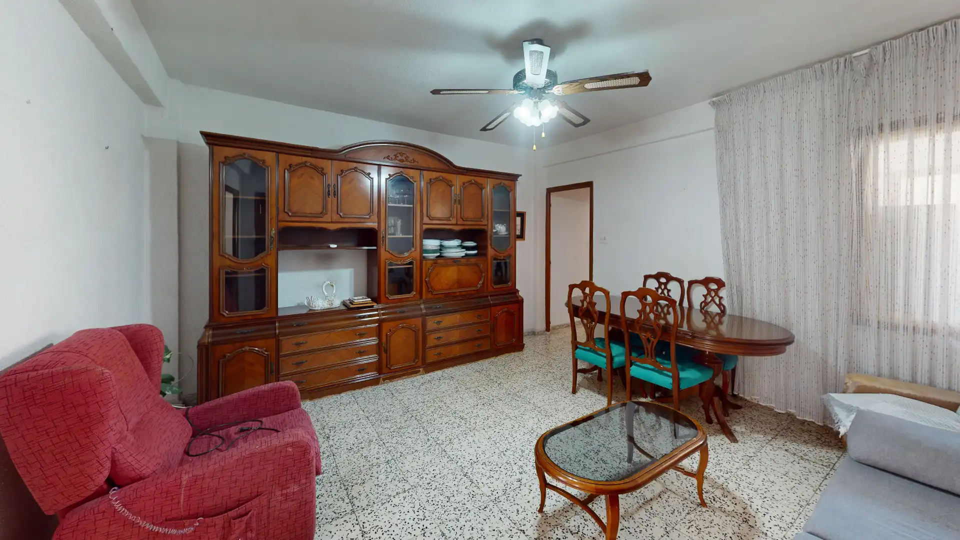 Sala de estar de Piso en venta en Elche / Elx con Aire acondicionado y Amueblado